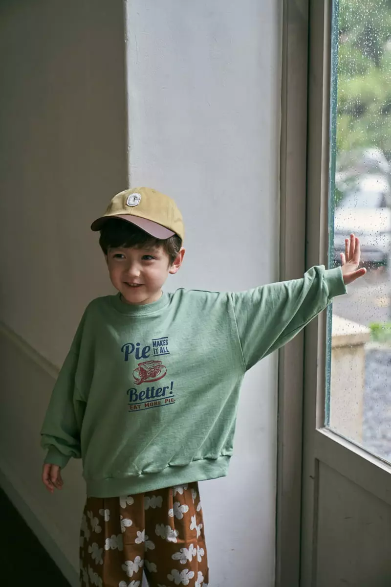 Green Tomato - Korean Children Fashion - #childofig - Pie Sweatshirt - 8