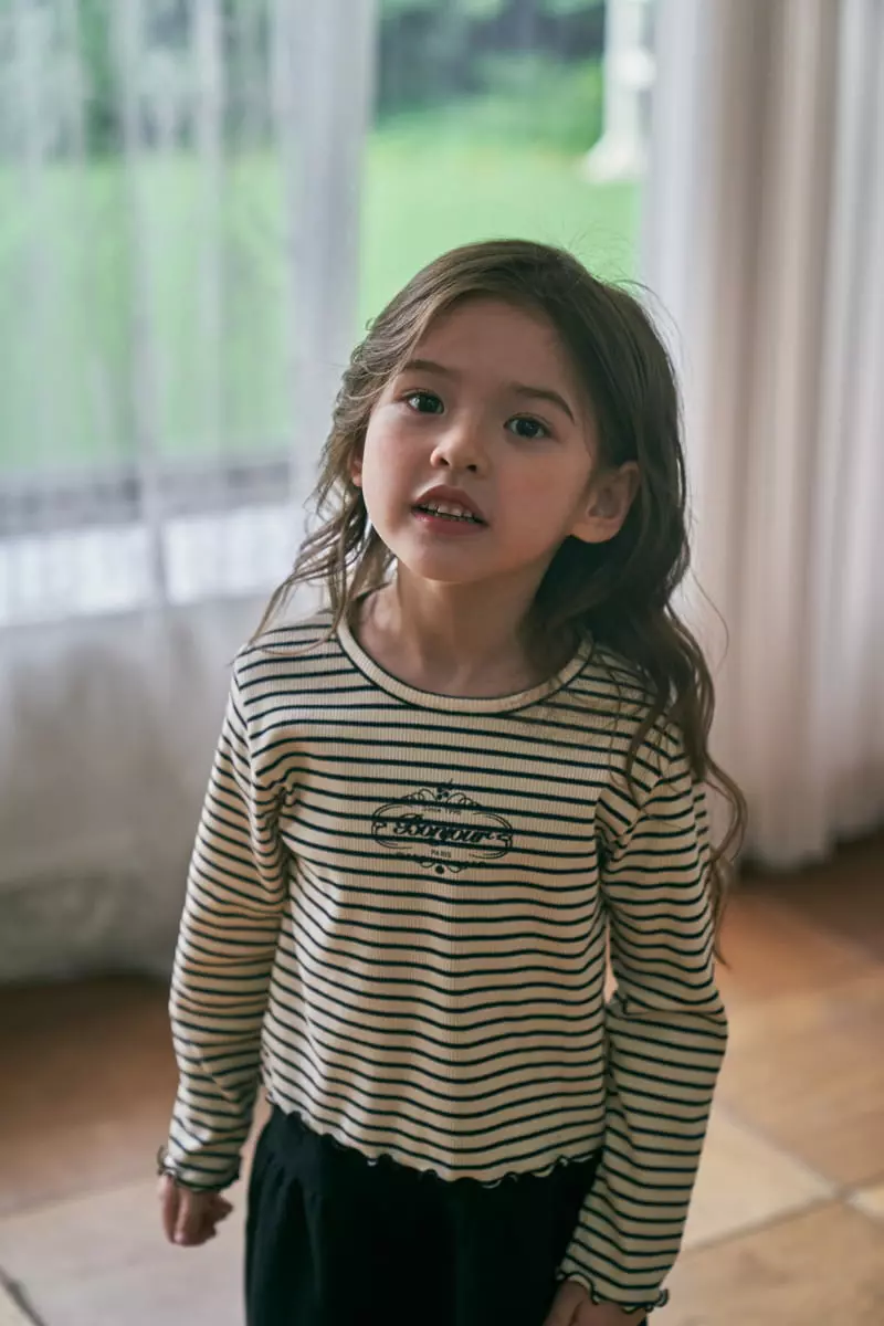 Green Tomato - Korean Children Fashion - #childofig - Stripes Tee