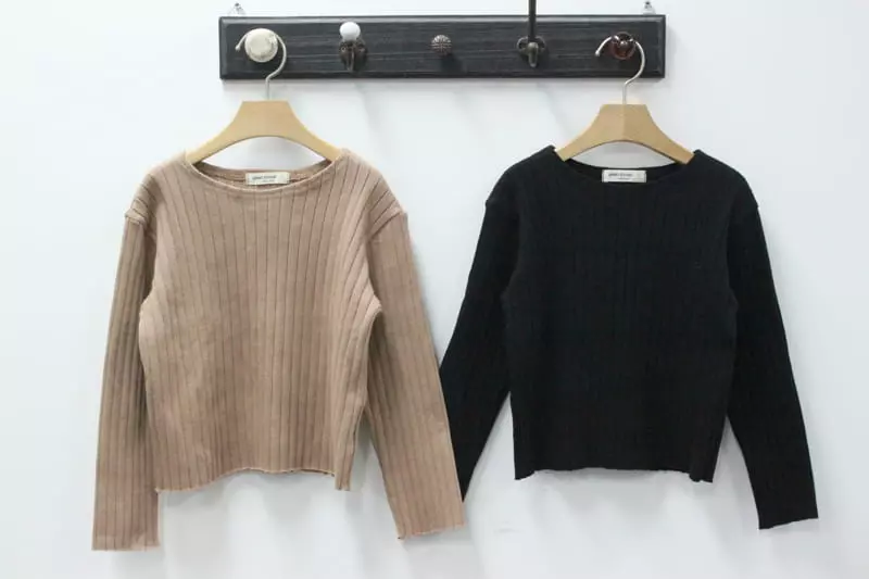 Green Tomato - Korean Children Fashion - #discoveringself - Rib Top Bottom Set - 10