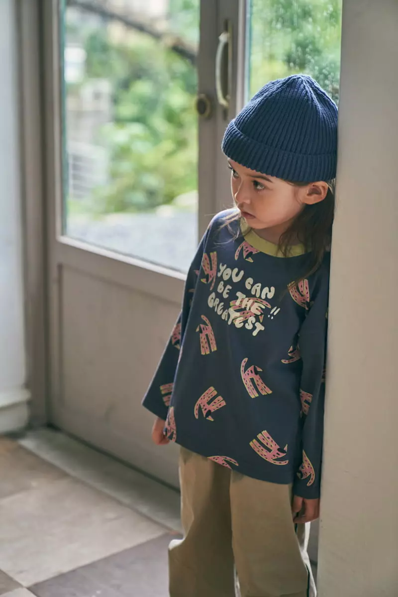 Green Tomato - Korean Children Fashion - #discoveringself - Gray Tee - 3
