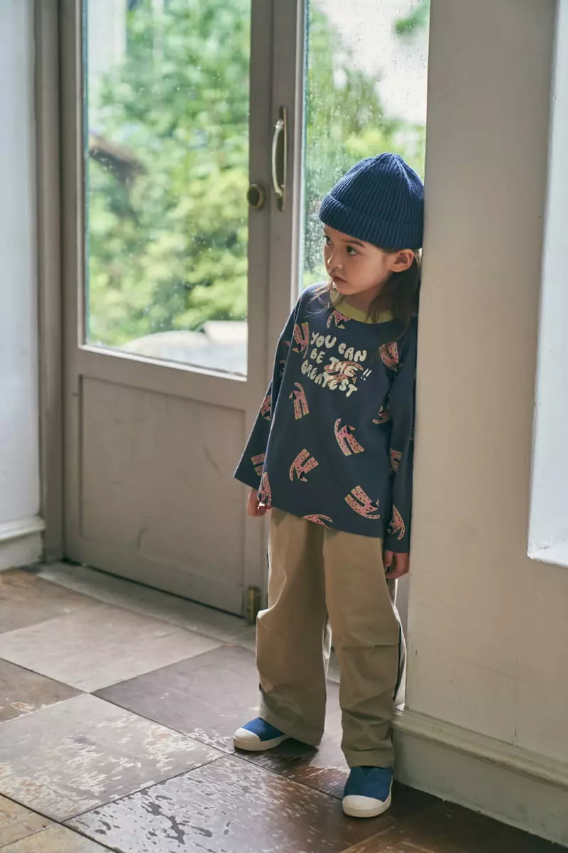Green Tomato - Korean Children Fashion - #kidsstore - Gray Tee - 6