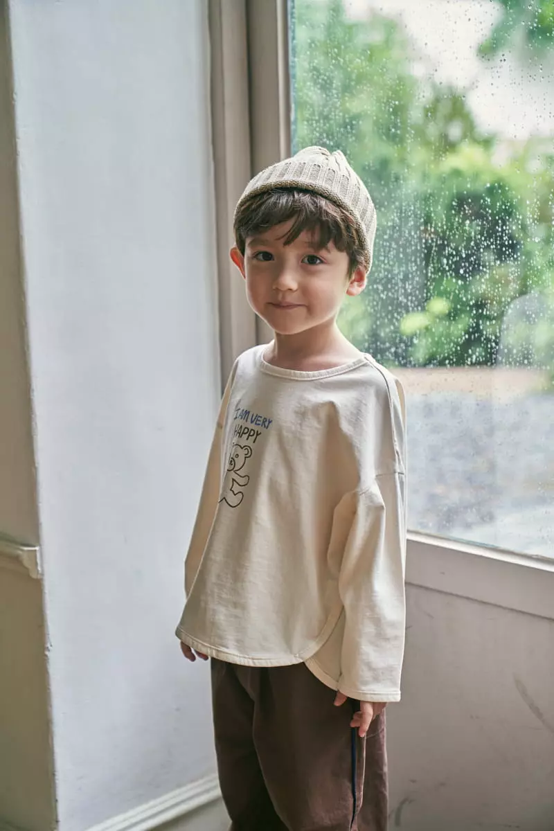 Green Tomato - Korean Children Fashion - #kidzfashiontrend - Bear Tee - 5