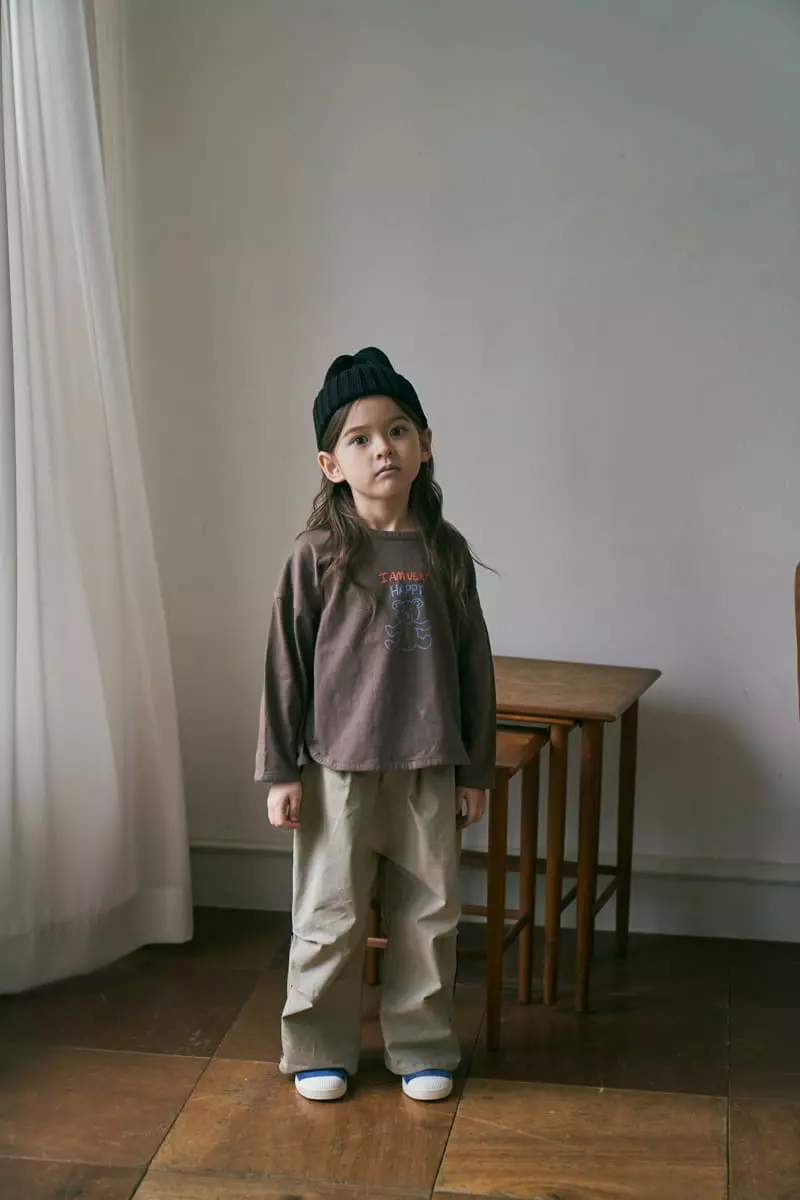Green Tomato - Korean Children Fashion - #littlefashionista - Bear Tee - 7
