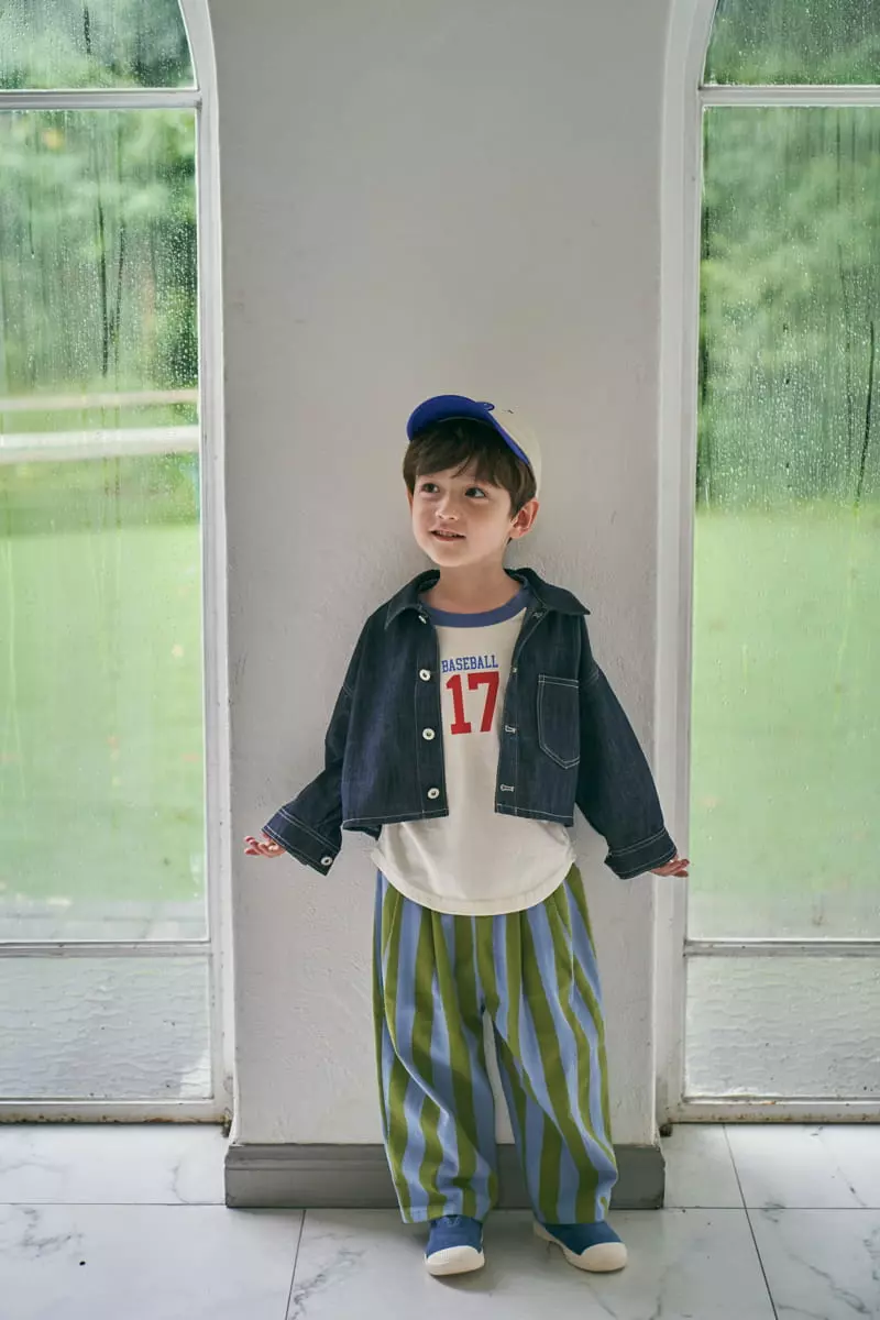 Green Tomato - Korean Children Fashion - #prettylittlegirls - Stripes Pants - 2