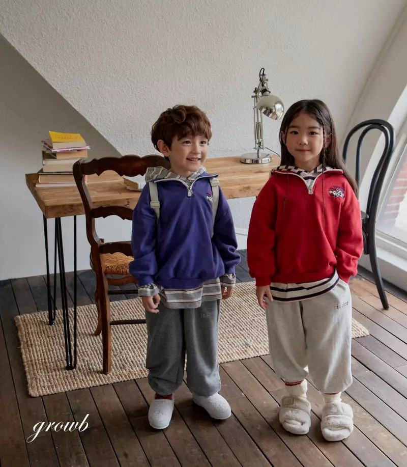 Grow B - Korean Children Fashion - #kidsstore - Bunny Halg Zip-up  - 7