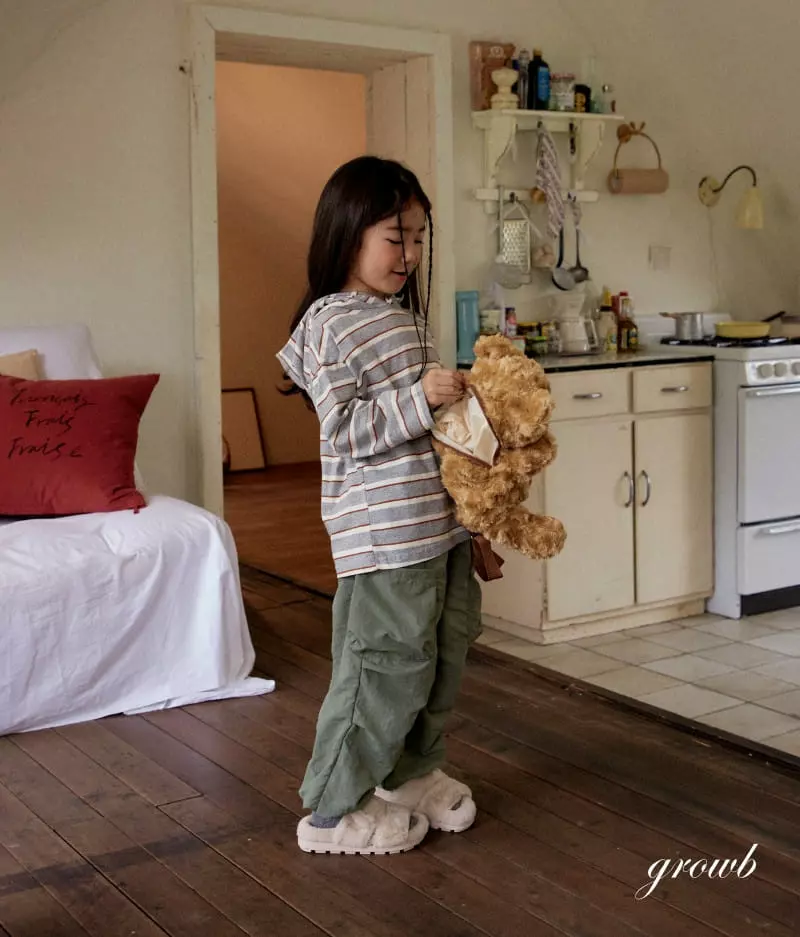 Grow B - Korean Children Fashion - #littlefashionista - Gunbbang Pants - 6