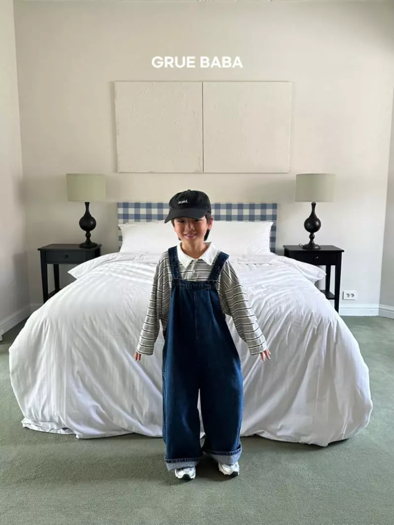 Grue Baba - Korean Children Fashion - #childrensboutique - Cinamon Dungarees - 6