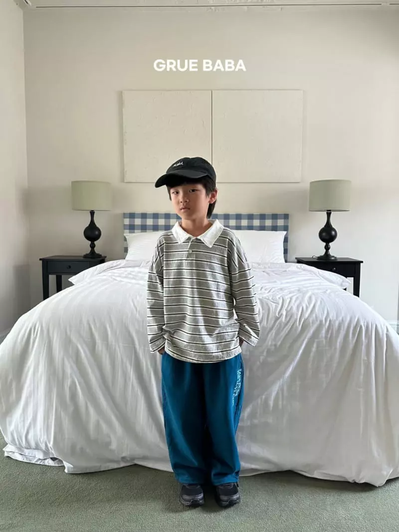 Grue Baba - Korean Children Fashion - #kidzfashiontrend - Paul Collar Tee - 8