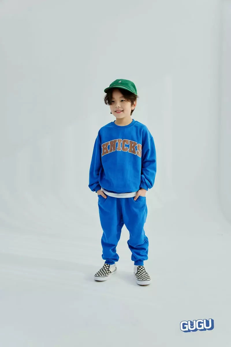 Gugu Kids - Korean Children Fashion - #childofig - Nix Top Bottom Set with Mom - 3