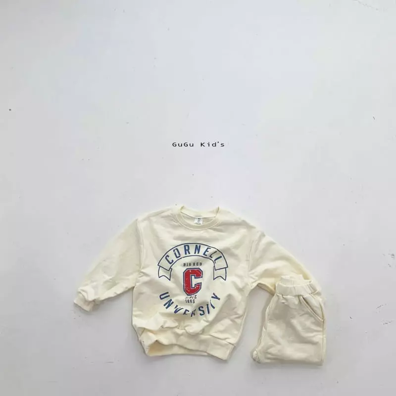 Gugu Kids - Korean Children Fashion - #childofig - Connel Top Bottom Set with Mom - 12