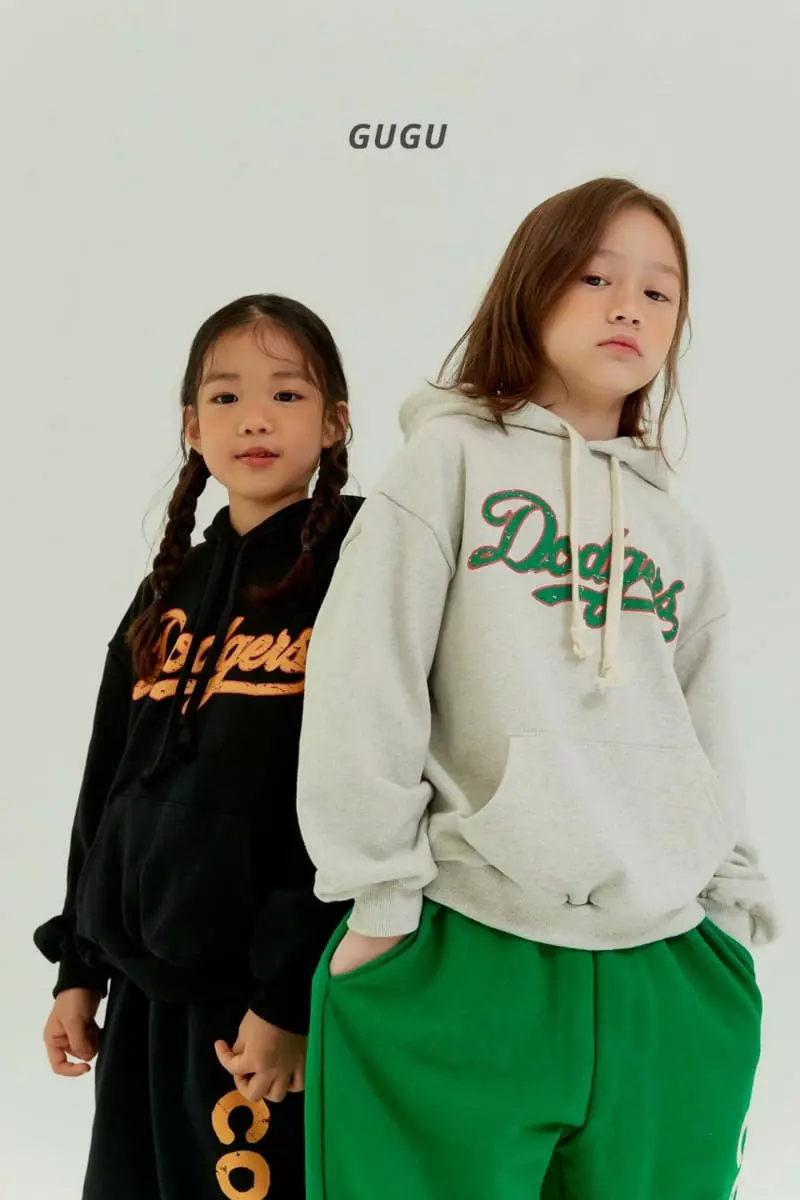 Gugu Kids - Korean Children Fashion - #childofig - Dodgers Hoody Tee with Mom - 4