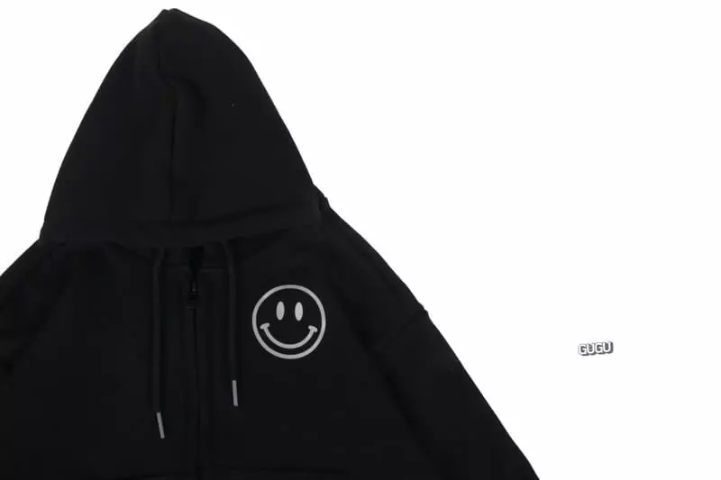 Gugu Kids - Korean Children Fashion - #childrensboutique - Smile Hoody Zip-up - 8