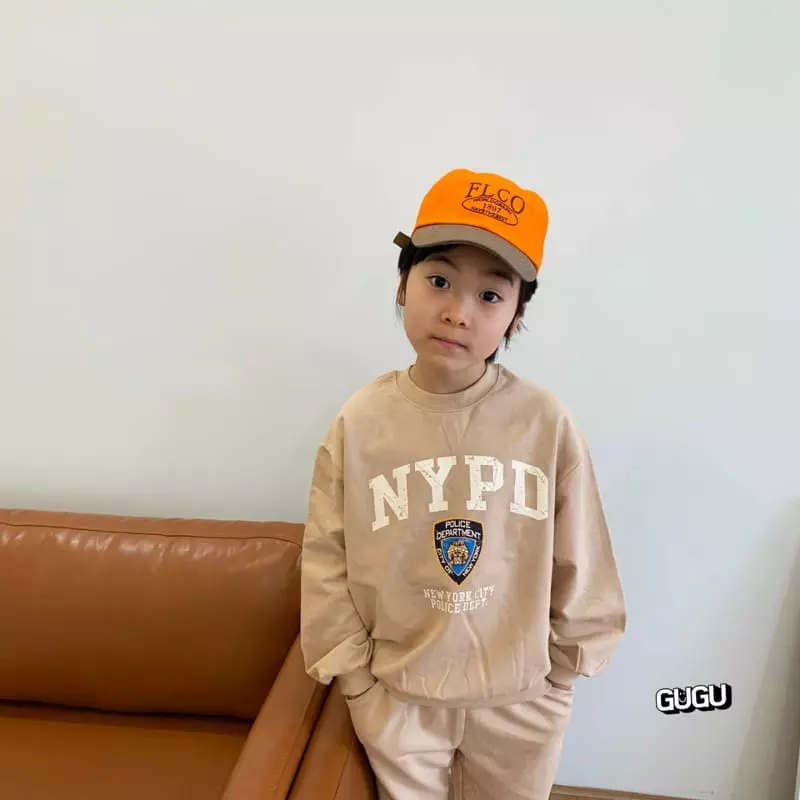 Gugu Kids - Korean Children Fashion - #childrensboutique - NYPD Top Bottom Set with Mom - 2
