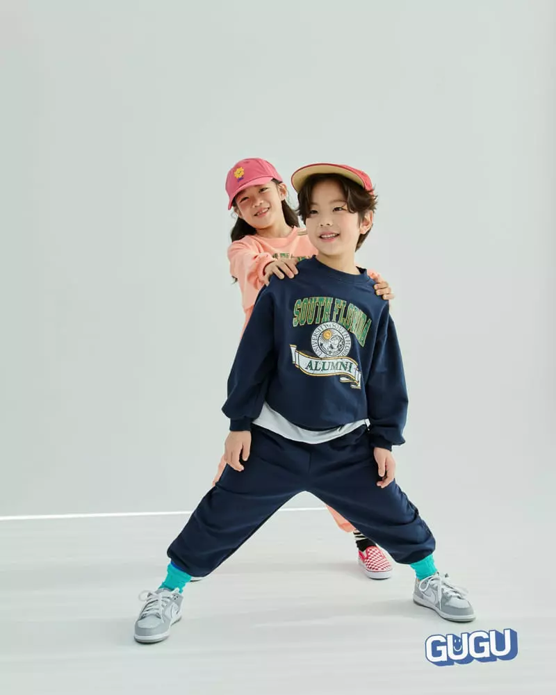 Gugu Kids - Korean Children Fashion - #designkidswear - South Florida Top Bottom Set - 2