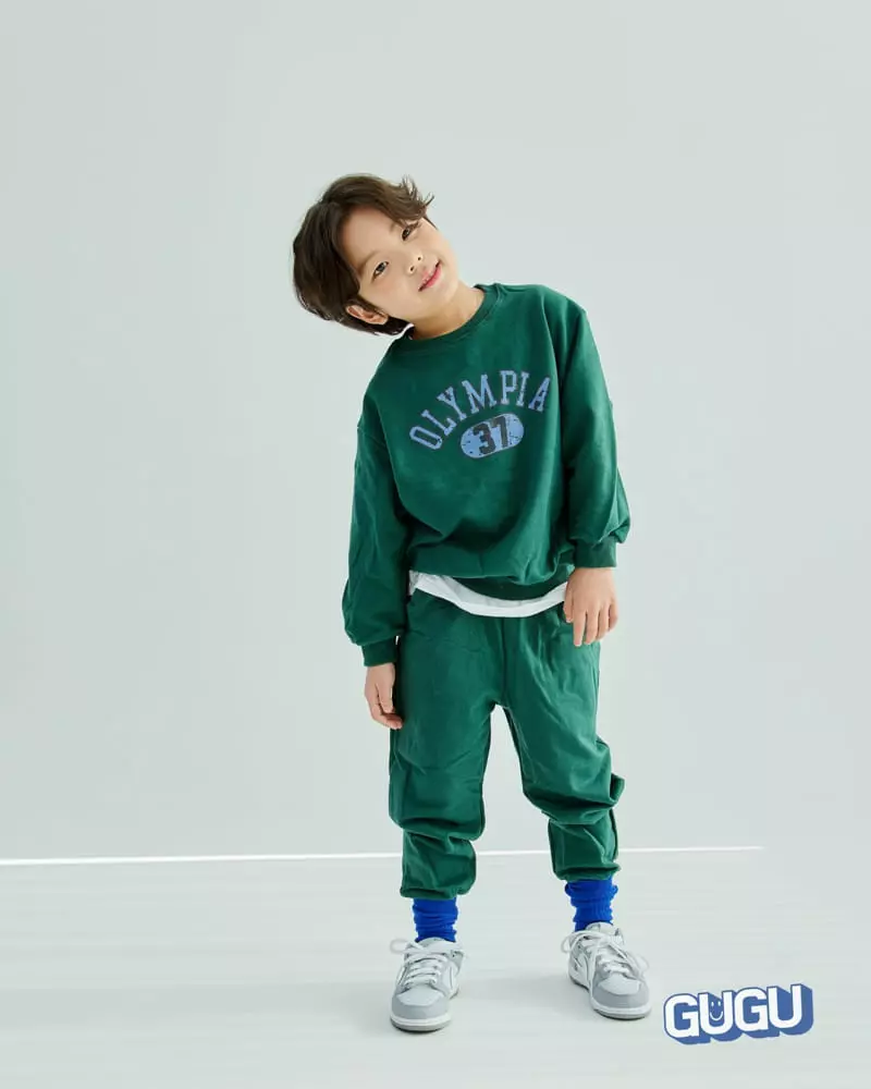 Gugu Kids - Korean Children Fashion - #discoveringself - 37 Olympia Top Bottom Set with Mom - 9