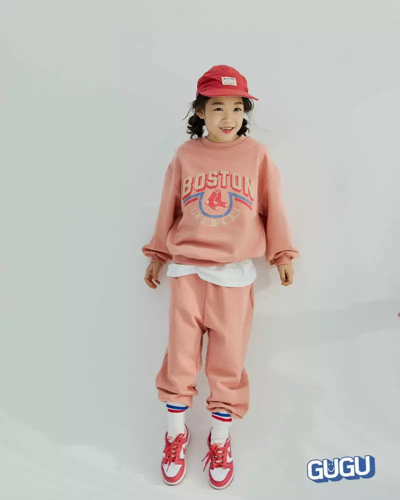 Gugu Kids - Korean Children Fashion - #fashionkids - Boston Top Bottom Set - 3
