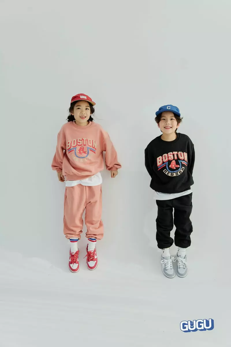Gugu Kids - Korean Children Fashion - #kidsstore - Boston Top Bottom Set - 5