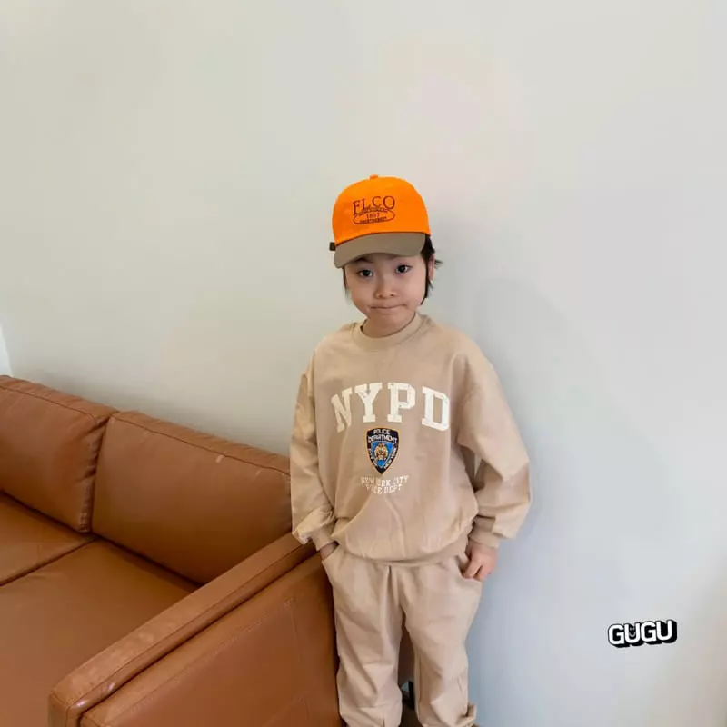 Gugu Kids - Korean Children Fashion - #kidsstore - NYPD Top Bottom Set with Mom - 7
