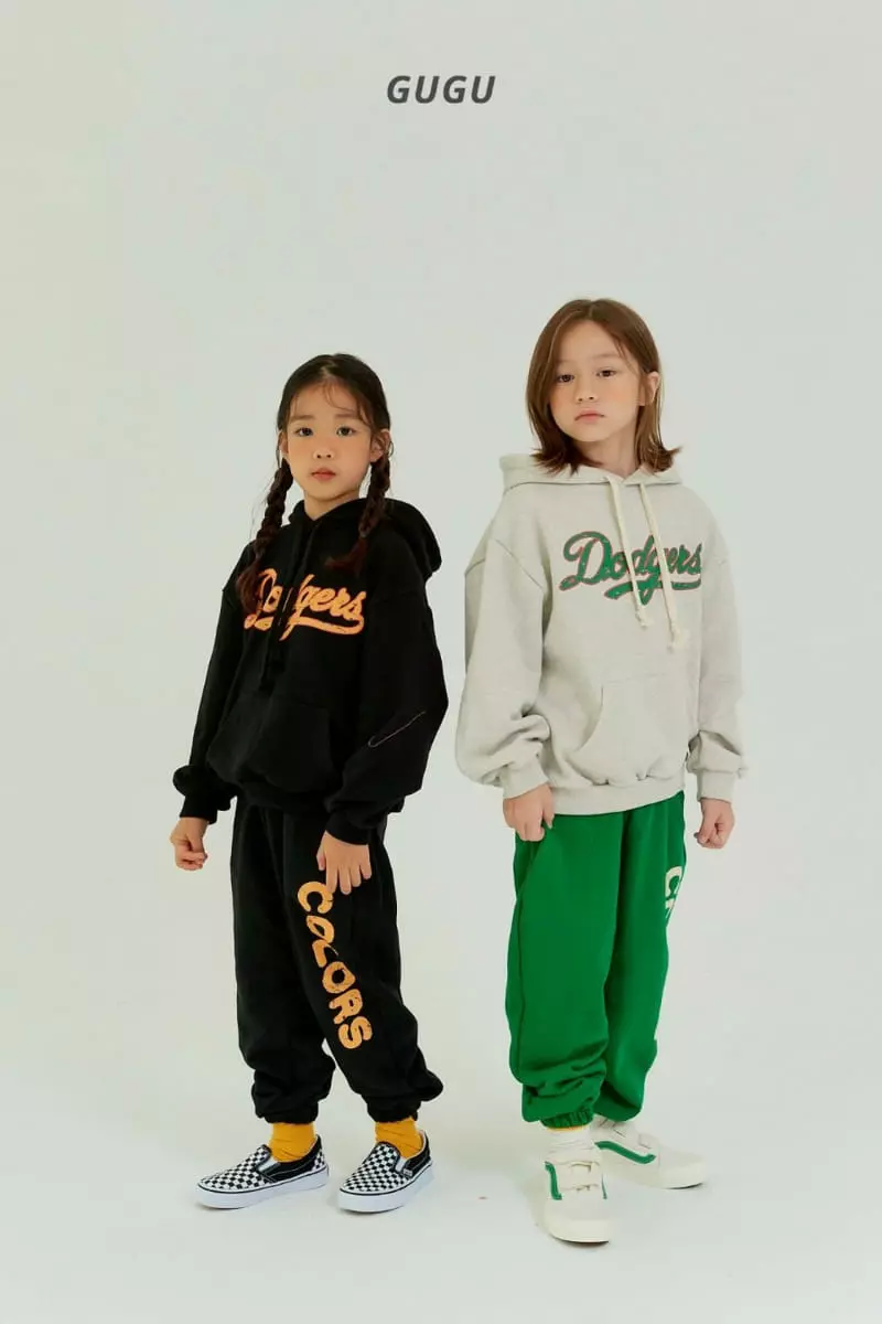 Gugu Kids - Korean Children Fashion - #kidzfashiontrend - Dodgers Hoody Tee with Mom - 10