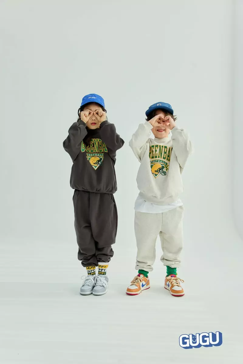 Gugu Kids - Korean Children Fashion - #magicofchildhood - Green Bear Top Bottom Set
