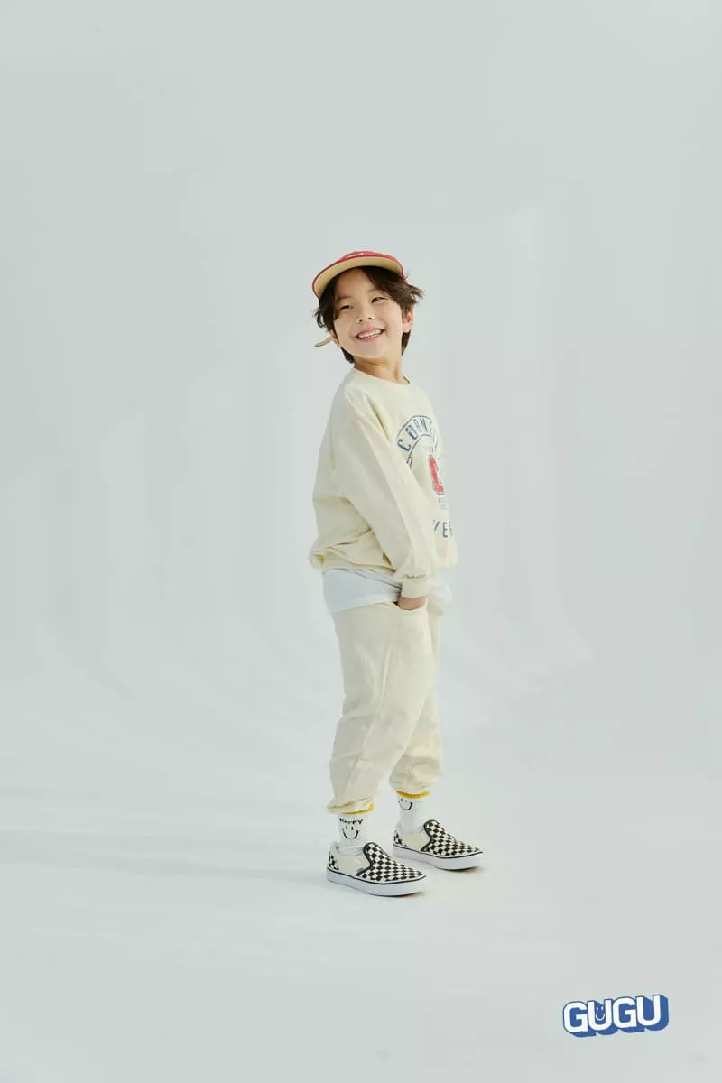 Gugu Kids - Korean Children Fashion - #magicofchildhood - Connel Top Bottom Set with Mom - 6