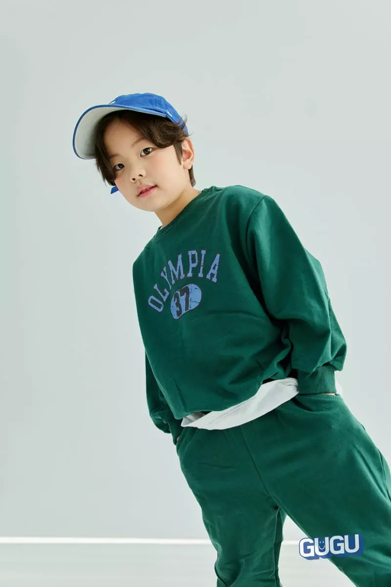 Gugu Kids - Korean Children Fashion - #minifashionista - 37 Olympia Top Bottom Set with Mom - 3