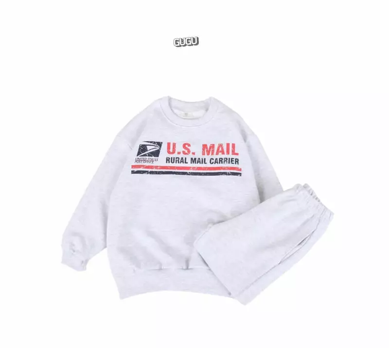 Gugu Kids - Korean Children Fashion - #prettylittlegirls - Fost Man Top Bottom Set - 2