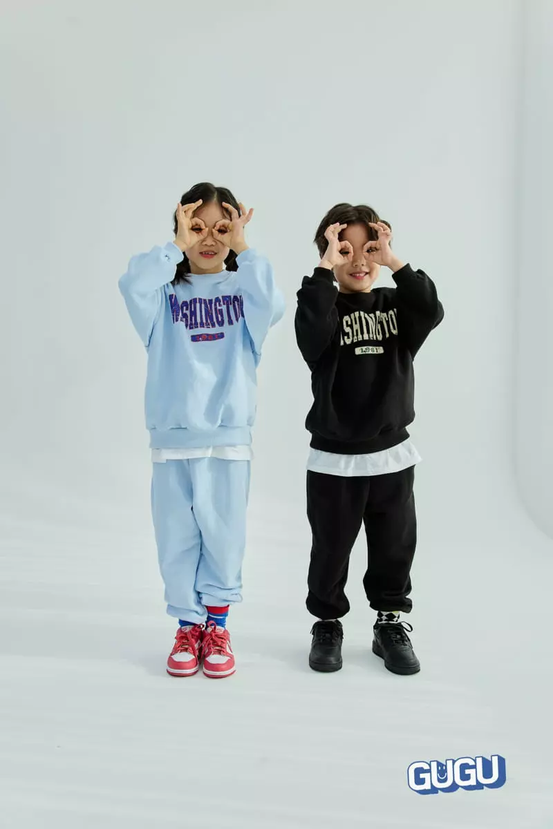 Gugu Kids - Korean Children Fashion - #toddlerclothing - Washington Top Bottom Set - 11