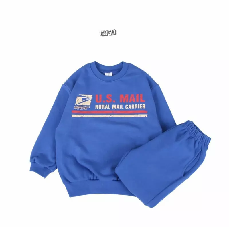 Gugu Kids - Korean Children Fashion - #todddlerfashion - Fost Man Top Bottom Set - 4
