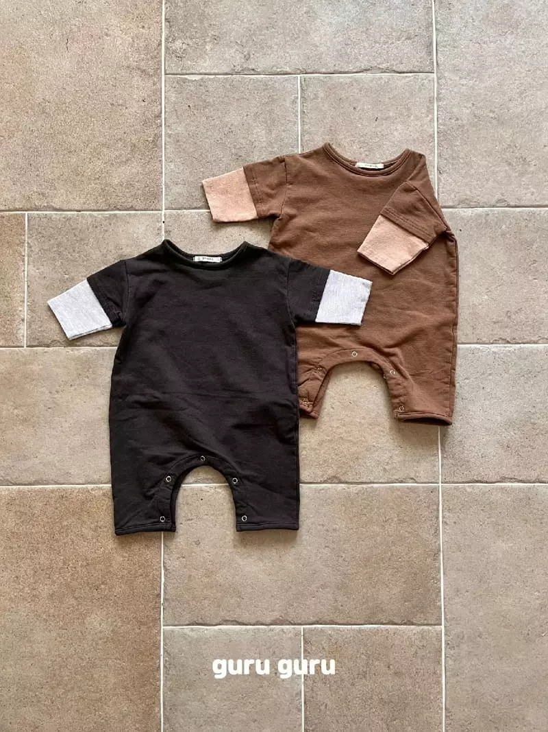 Guru Guru - Korean Baby Fashion - #babyfever - Layered Romper - 6