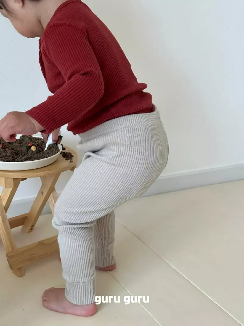 Guru Guru - Korean Baby Fashion - #babylifestyle - Color Top Bottom Set - 7