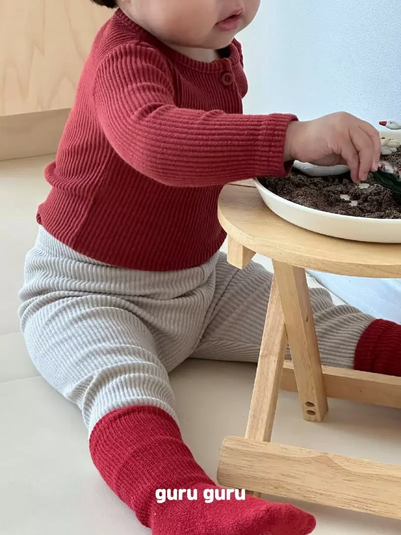 Guru Guru - Korean Baby Fashion - #babyoninstagram - Color Top Bottom Set - 8