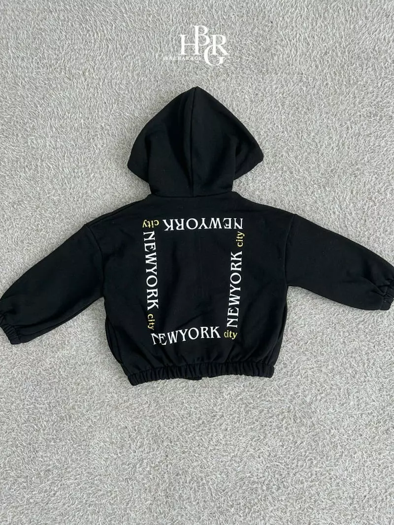 Haebaragi - Korean Children Fashion - #fashionkids - New York Hoody Zip-up - 3