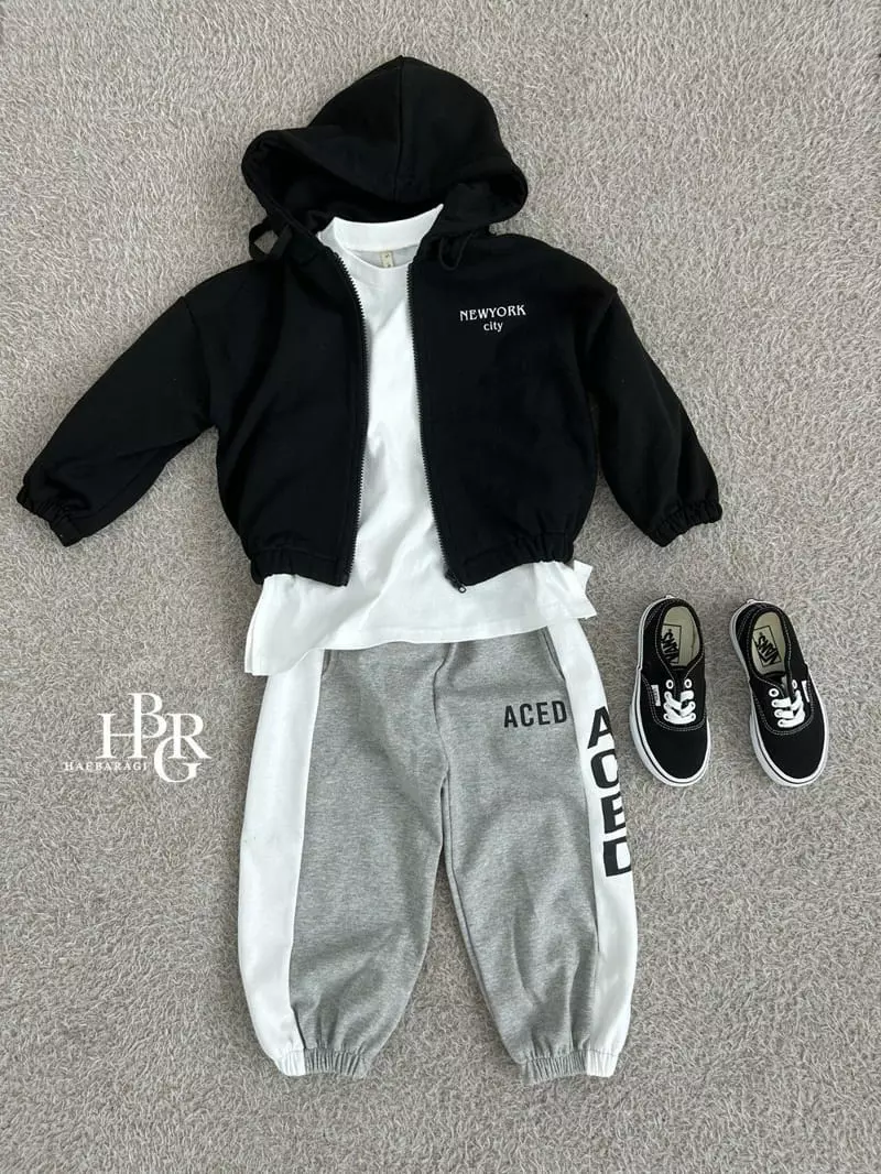 Haebaragi - Korean Children Fashion - #fashionkids - New York Hoody Zip-up - 4