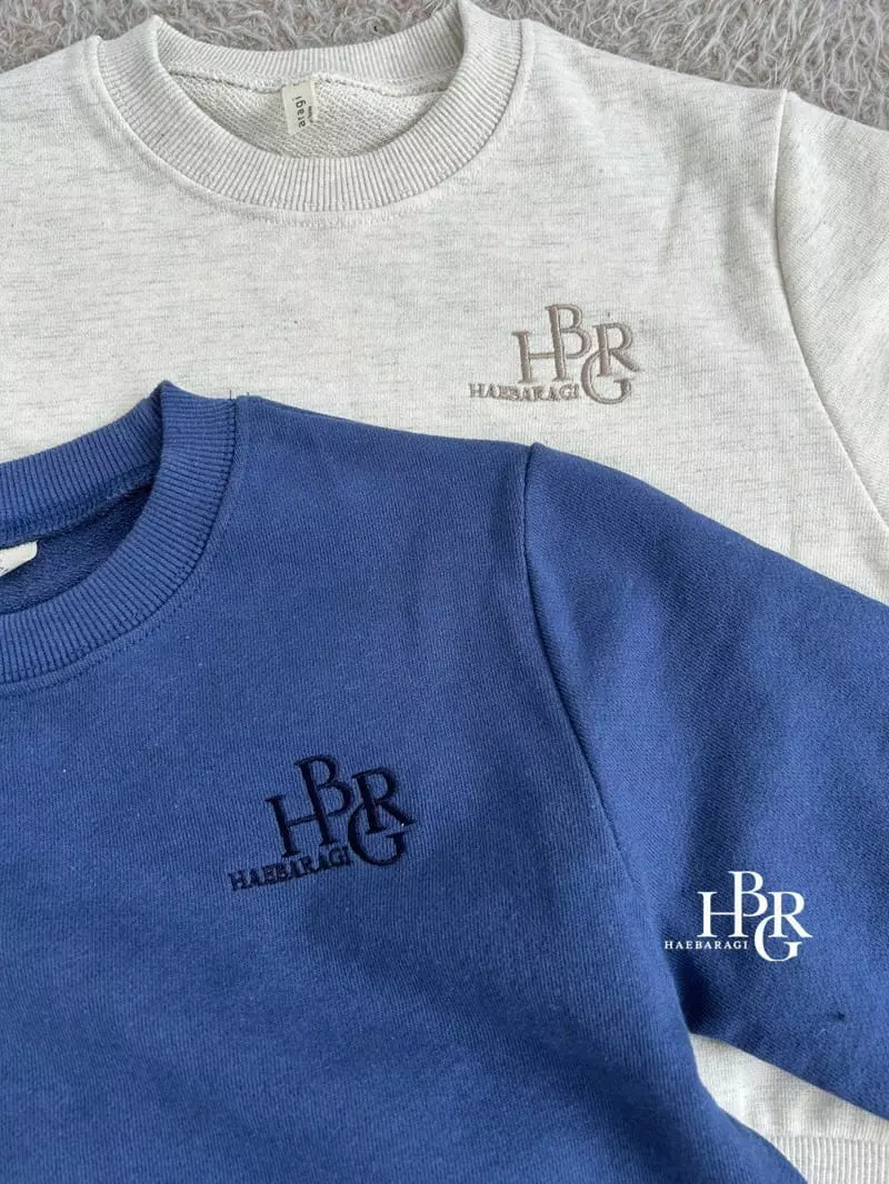Haebaragi - Korean Children Fashion - #kidzfashiontrend - Logo Sweatshirt