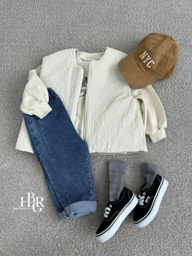 Haebaragi - Korean Children Fashion - #littlefashionista - Corduroy Vest - 8