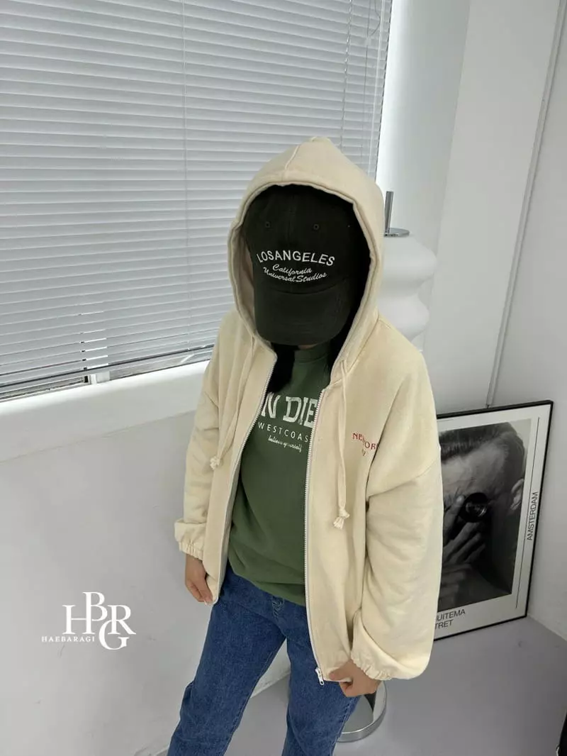 Haebaragi - Korean Children Fashion - #minifashionista - New York Hoody Zip-up - 10