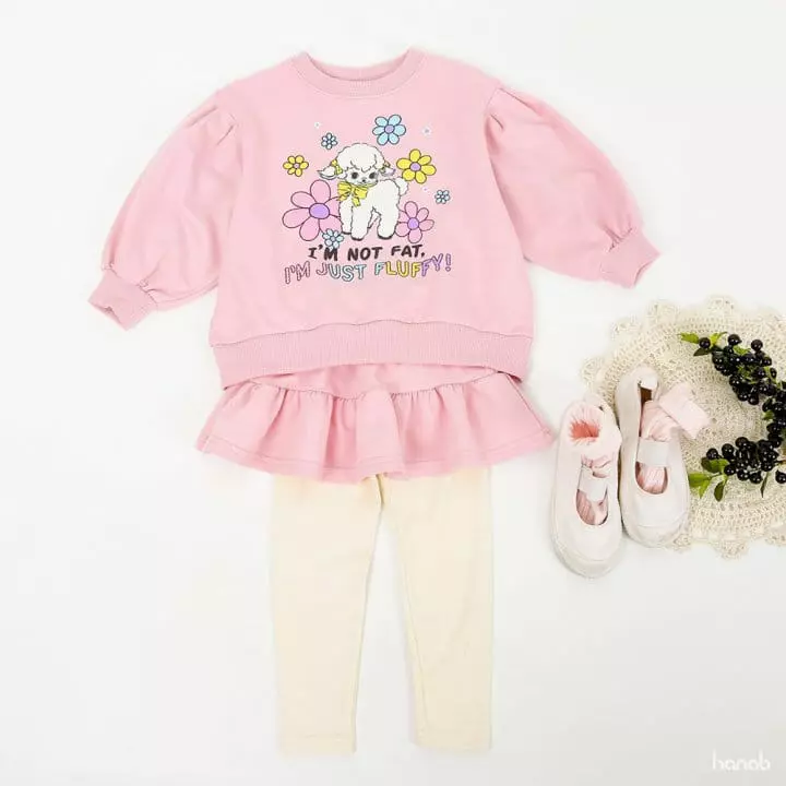 Hanab - Korean Children Fashion - #Kfashion4kids - Kid Fleecele Top Bottom Set - 12