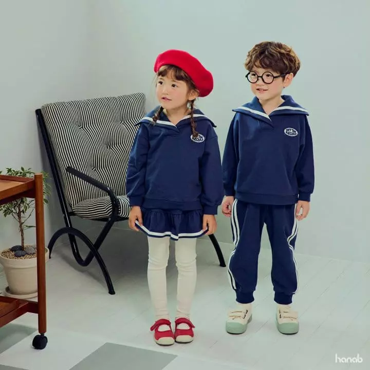 Hanab - Korean Children Fashion - #Kfashion4kids - Recode Top Bottom Set