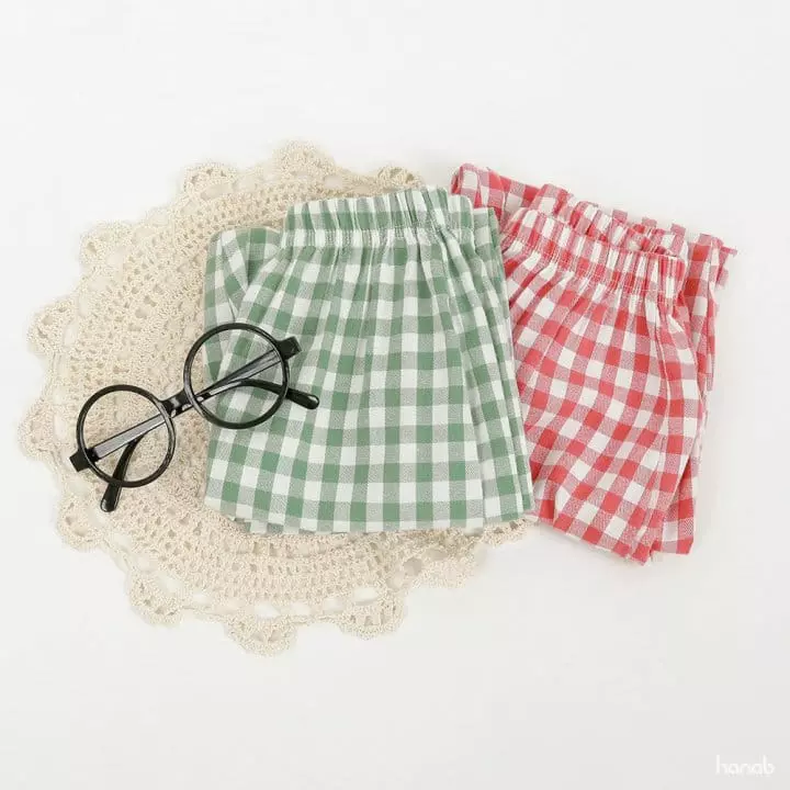 Hanab - Korean Children Fashion - #discoveringself - Yomi Check Pants - 6