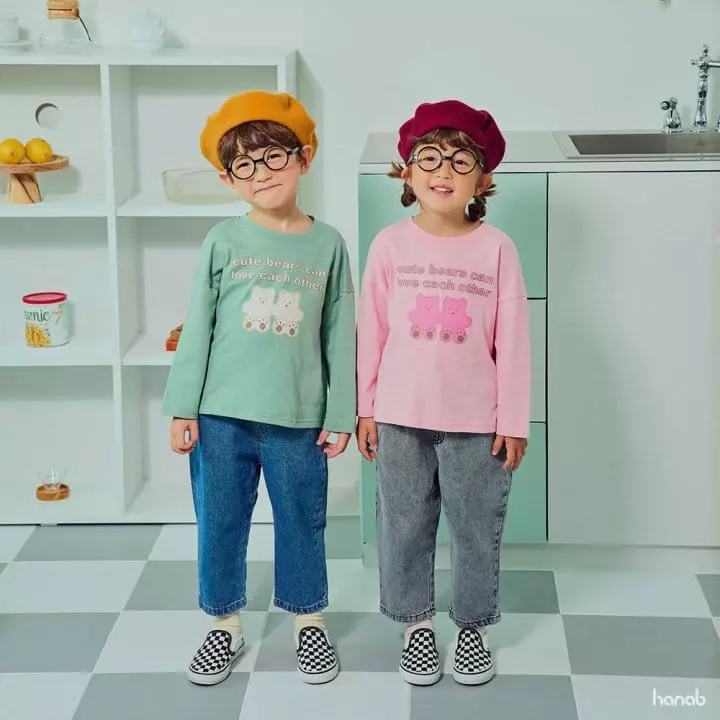 Hanab - Korean Children Fashion - #discoveringself - Bear Bear Tee - 12