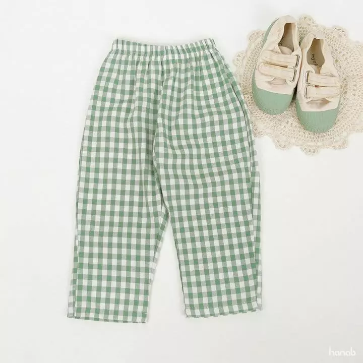 Hanab - Korean Children Fashion - #fashionkids - Yomi Check Pants - 7