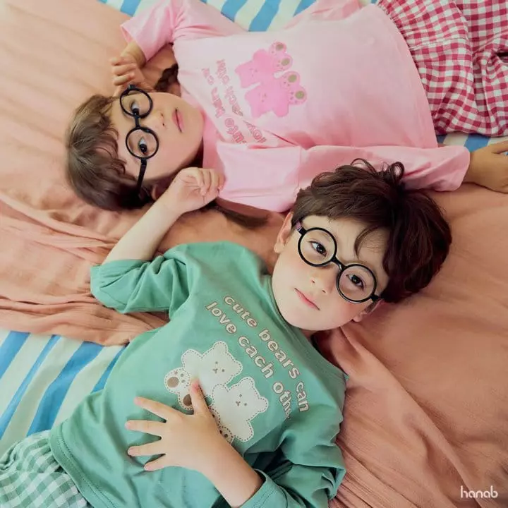 Hanab - Korean Children Fashion - #kidzfashiontrend - Bear Bear Tee - 2