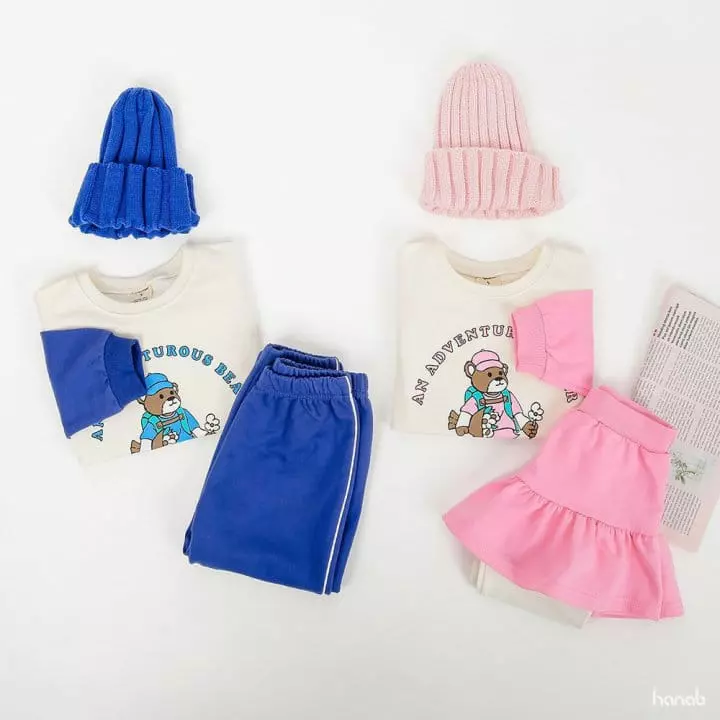 Hanab - Korean Children Fashion - #magicofchildhood - Adventure Top Bottom Set - 6