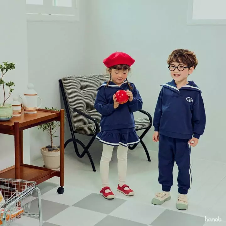 Hanab - Korean Children Fashion - #prettylittlegirls - Recode Top Bottom Set - 5