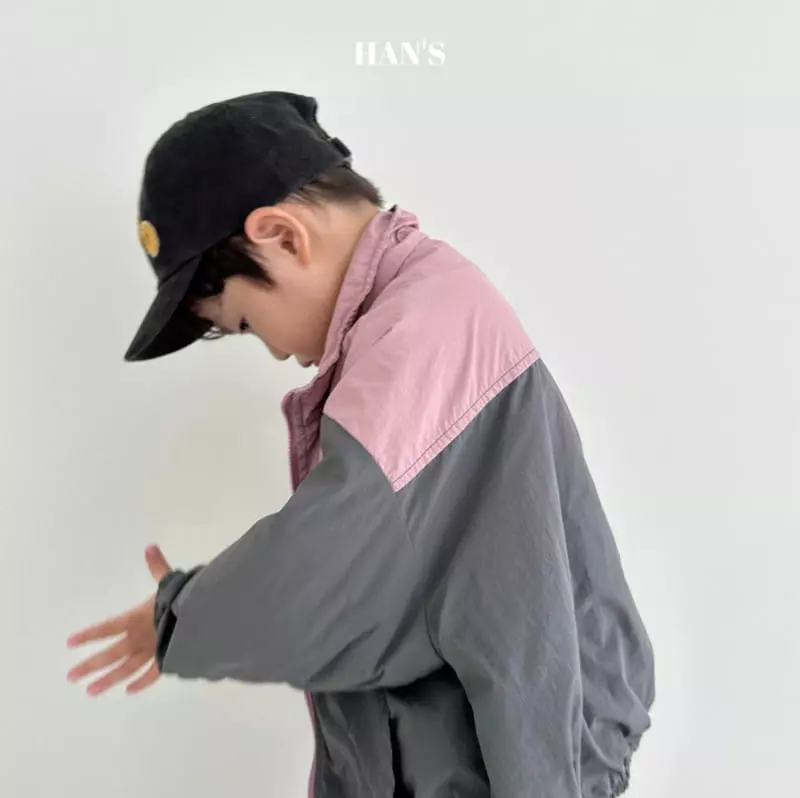 Han's - Korean Children Fashion - #Kfashion4kids - Block Zip-up - 10