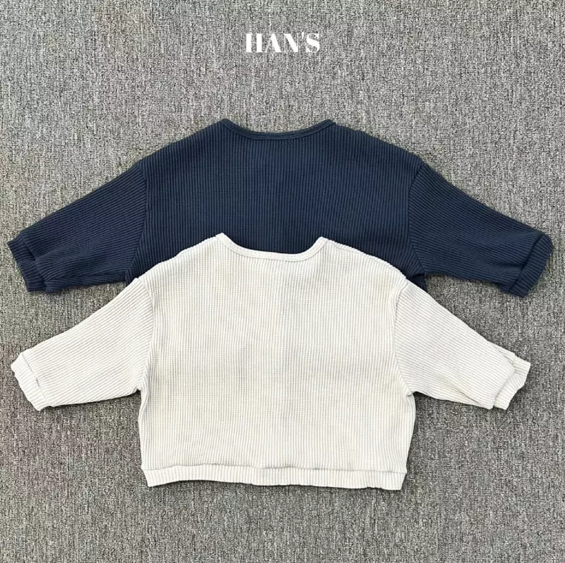 Han's - Korean Children Fashion - #childrensboutique - Labins Waffle Cardigan