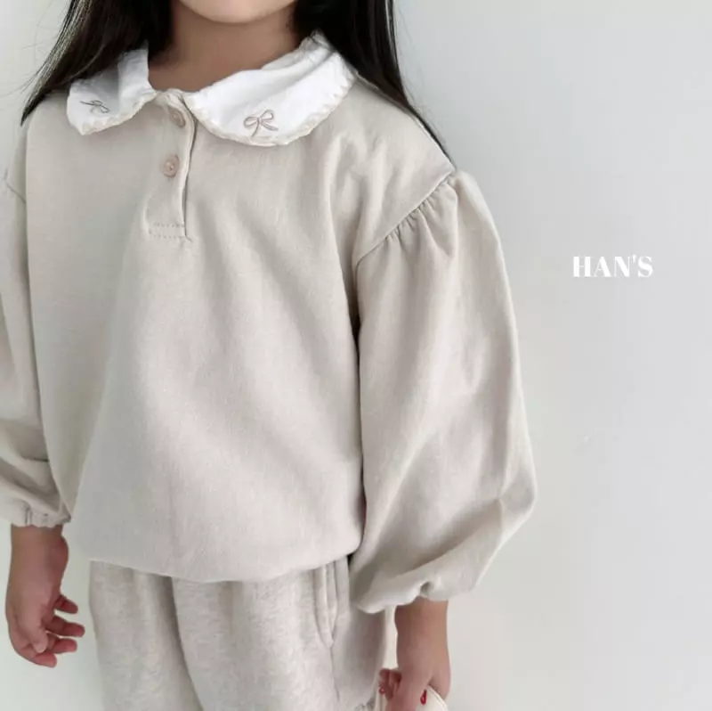 Han's - Korean Children Fashion - #fashionkids - Collar Shirring Tee - 11