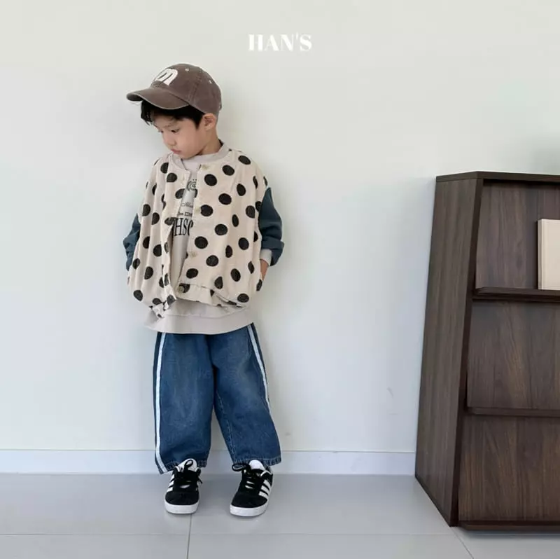 Han's - Korean Children Fashion - #kidsshorts - Rib Dot Vest - 2