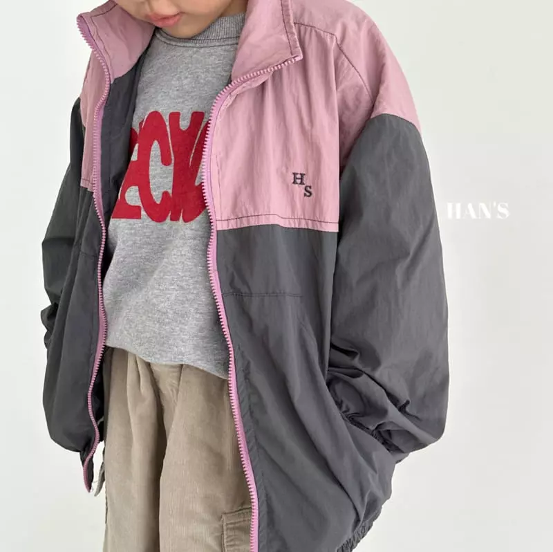 Han's - Korean Children Fashion - #kidsshorts - Block Zip-up - 7